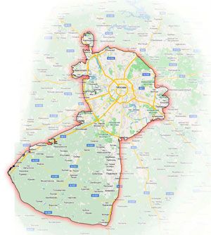 Карта Новой Москвы 2026, где есть Московская Прописка.