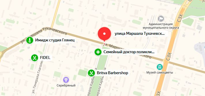 Прописка на улице Маршала Тухачевского