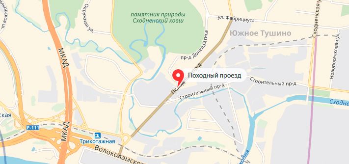 Прописка на проезде Походном